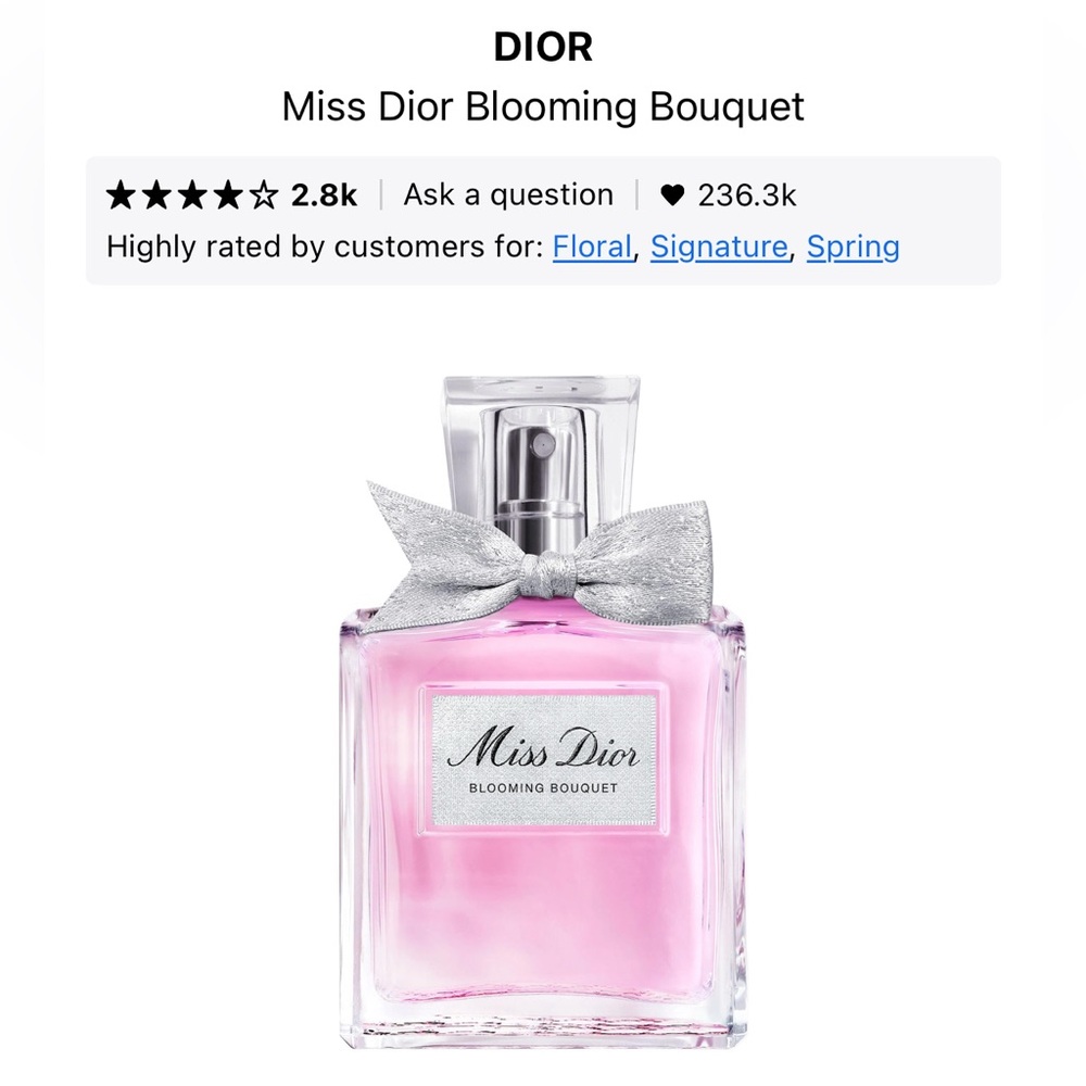 3/$30- Brand New Miss Dior Blooming Bouquet